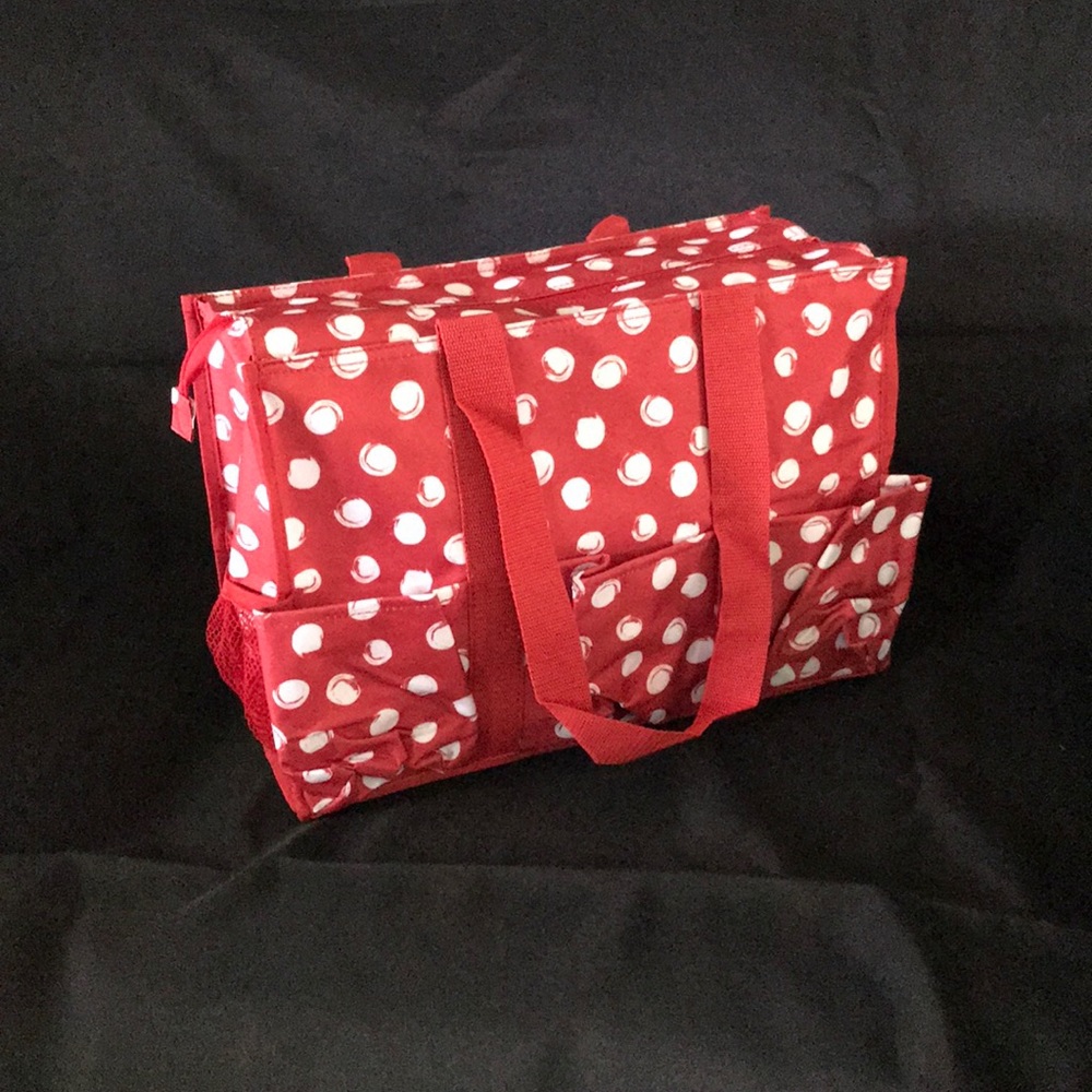 Zip Top Organizing Utility Tote